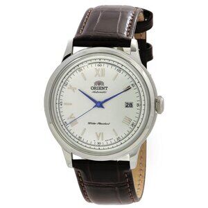 NWT Authentic Orient Bambino Automatic Version 2 White Dial Watch